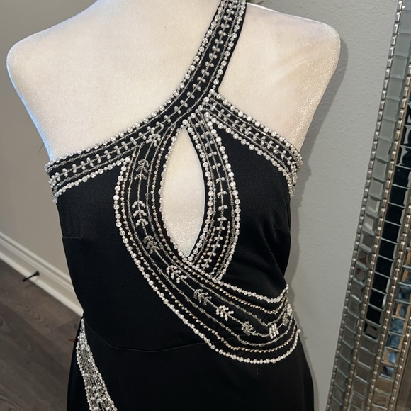 Michael Costello x REVOLVE Yasmin Mini Dress in Black - Picture 8 of 11